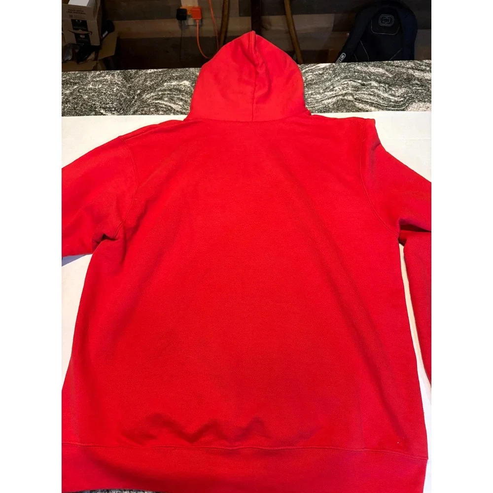 Champion Ohio State Buckeyes‎ Red Hoodie Sweatshirt Size L Athletic Wear